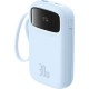Baseus QPow 2 Powerbank with USB-C Cable 10000mAh 30W Blue