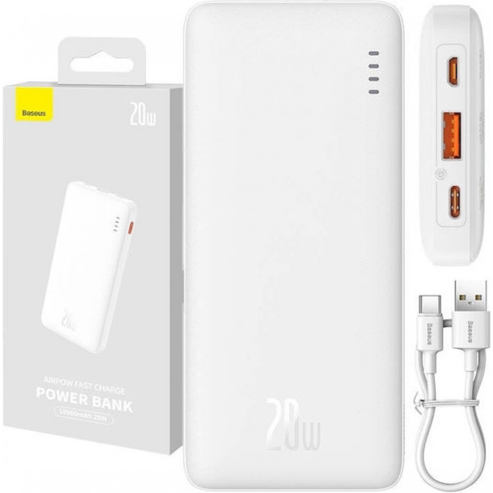 Baseus Airpow Powerbank 10000mAh 20W White