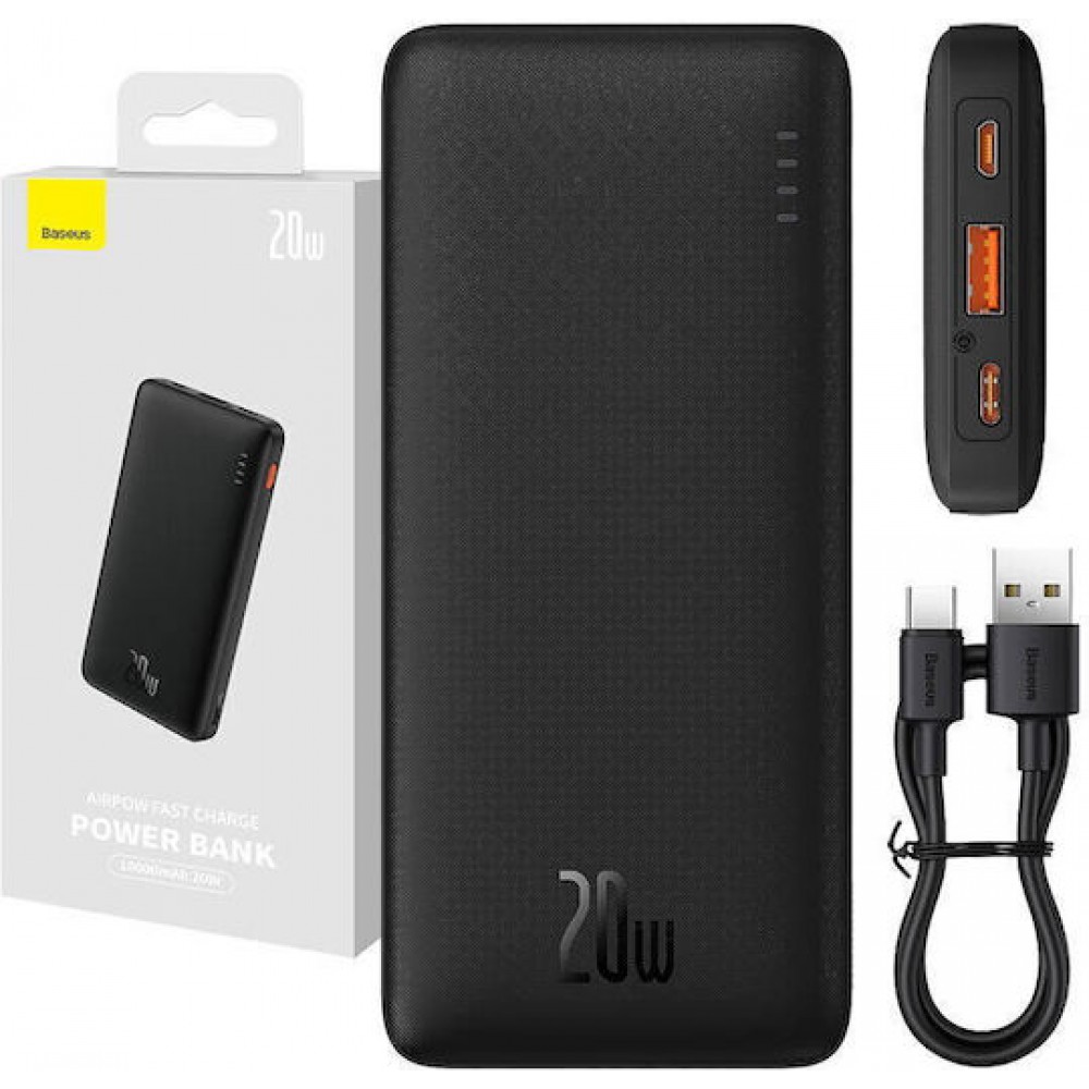 Baseus Airpow Powerbank 10000mAh 20W Black