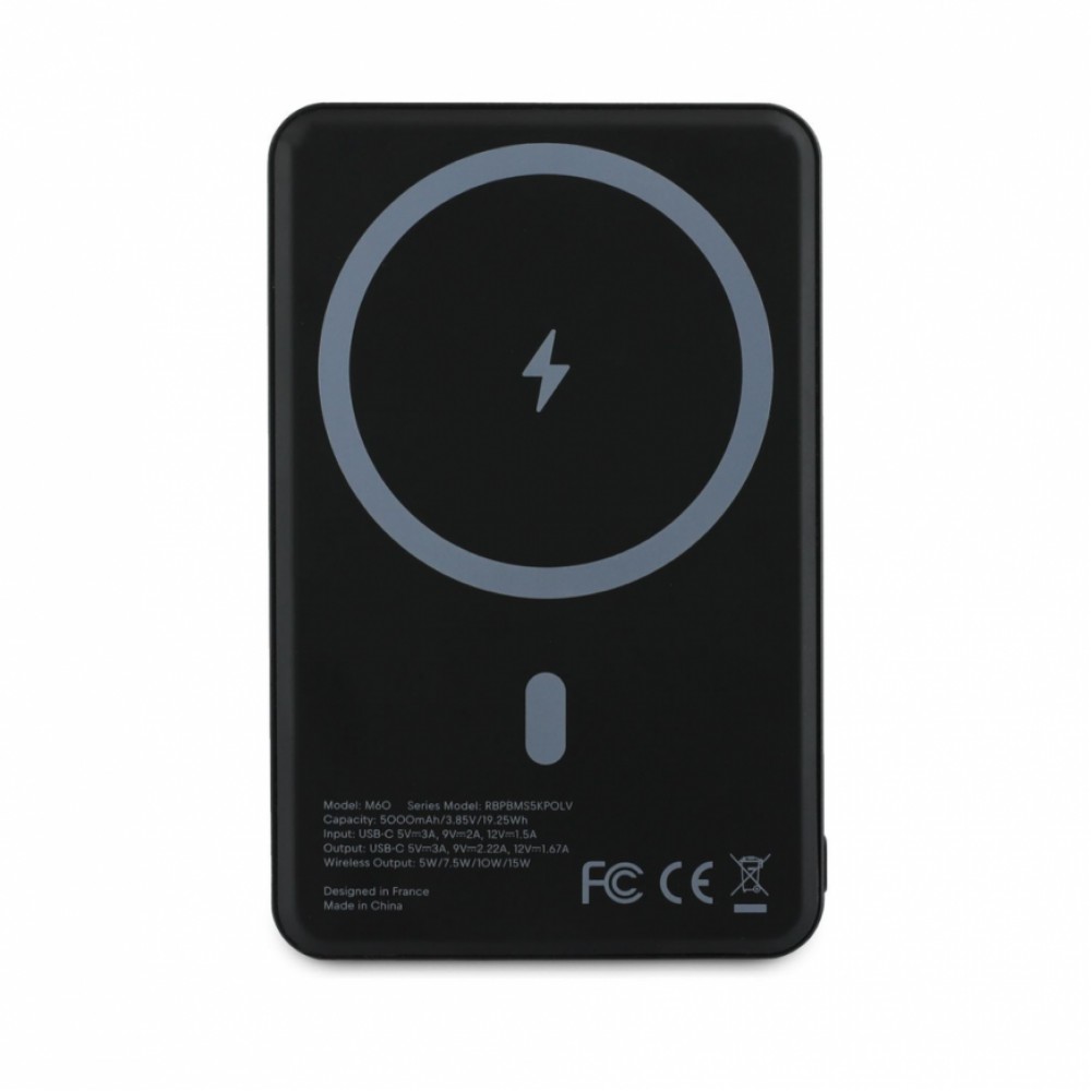 Red Bull Oracle Two Bulls Logo MagSafe Powerbank 5000mAh Black