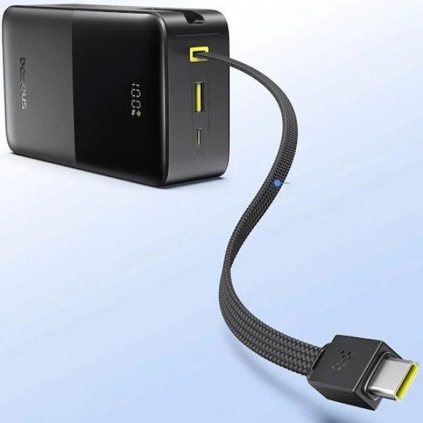 Baseus Enerfill FC51 Bipow2 Pro PowerBank with USB-C Cable 30000mAh 22.5W Cosmic Black