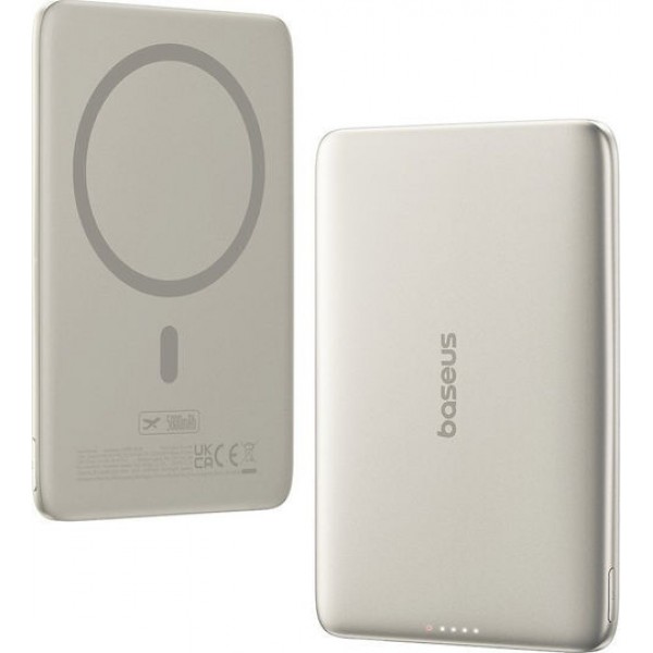Baseus PicoGo AM41 Magnetic Powerbank 5000mAh 20W Natural Titanium