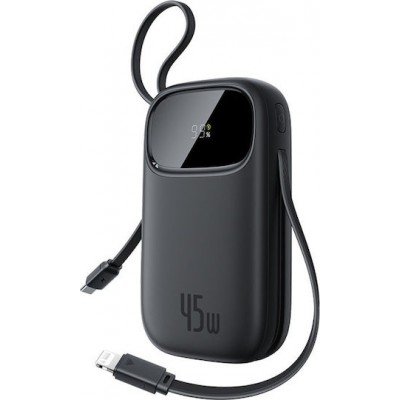 Baseus Enerfill FC31 Qpow 3 PowerBank with USB-C/ Lightning Cable 20000mAh 45W Cosmic Black