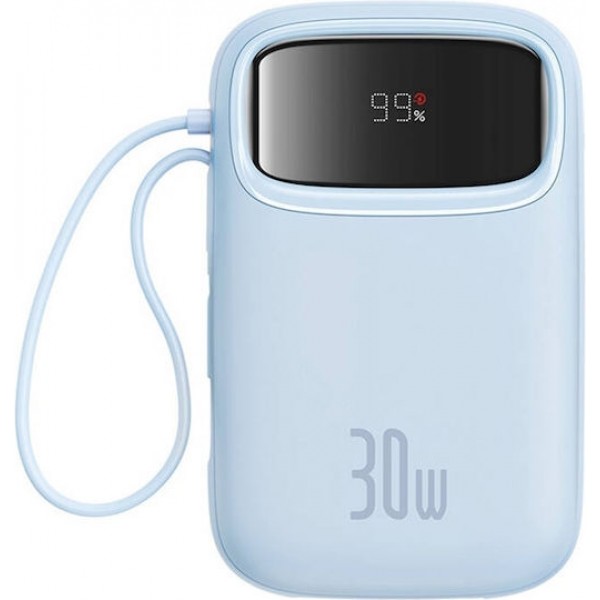 Baseus QPow 2 Powerbank with USB-C Cable 10000mAh 30W Blue