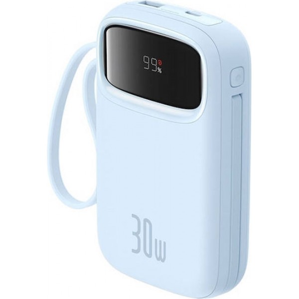 Baseus QPow 2 Powerbank with USB-C Cable 10000mAh 30W Blue