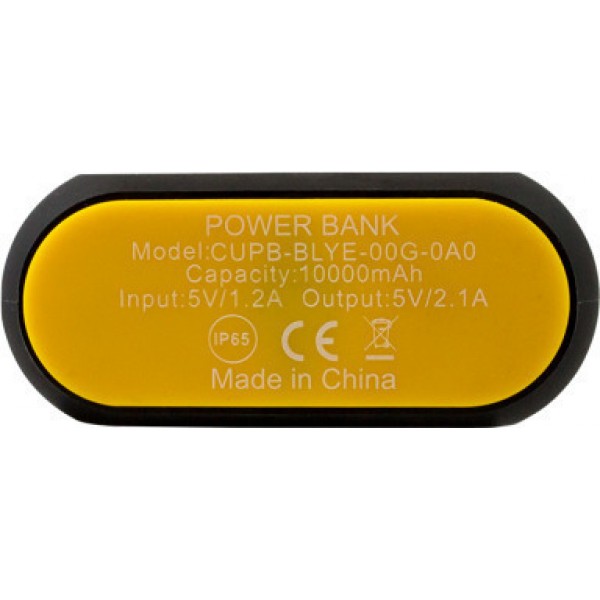 CAT PowerBank 10000mAh IP65 Rugged Black Yellow