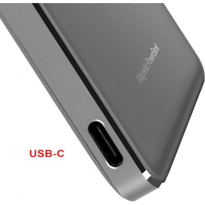OnePlus Slim Magnetic Powerbank 5000mAh 10W Silver Gray