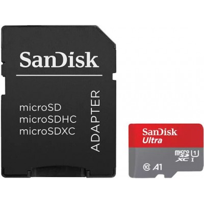 Sandisk Ultra microSDXC 64GB U1 V10 with Adapter