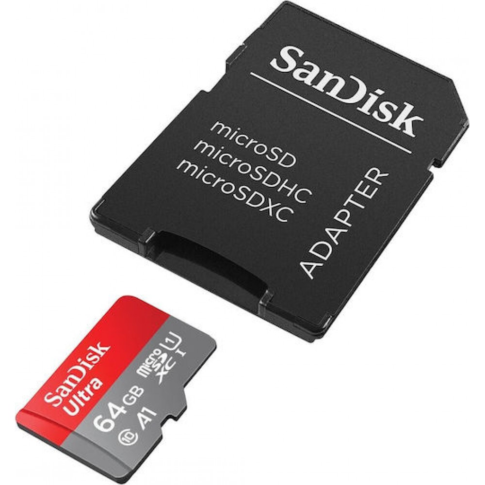 Sandisk Ultra microSDXC 64GB U1 V10 with Adapter