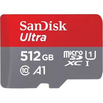 Sandisk Ultra microSDXC 512GB U1 V10 with Adapter