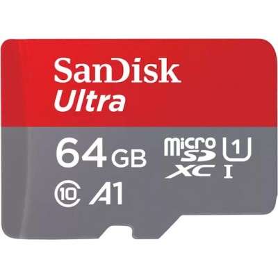 Sandisk Ultra microSDXC 64GB U1 V10 with Adapter