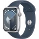 Apple Watch Series 9 Aluminium 45mm Silver with Storm Blue Sport Band Εκθεσιακό New Open Box (18/02/26)