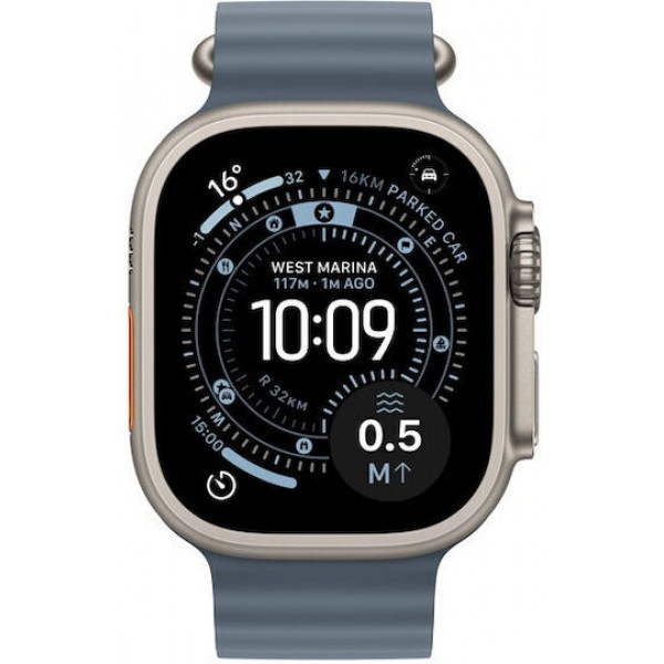 Apple Watch Ultra 3 LTE 49mm Anchor Blue Ocean Band Titanium