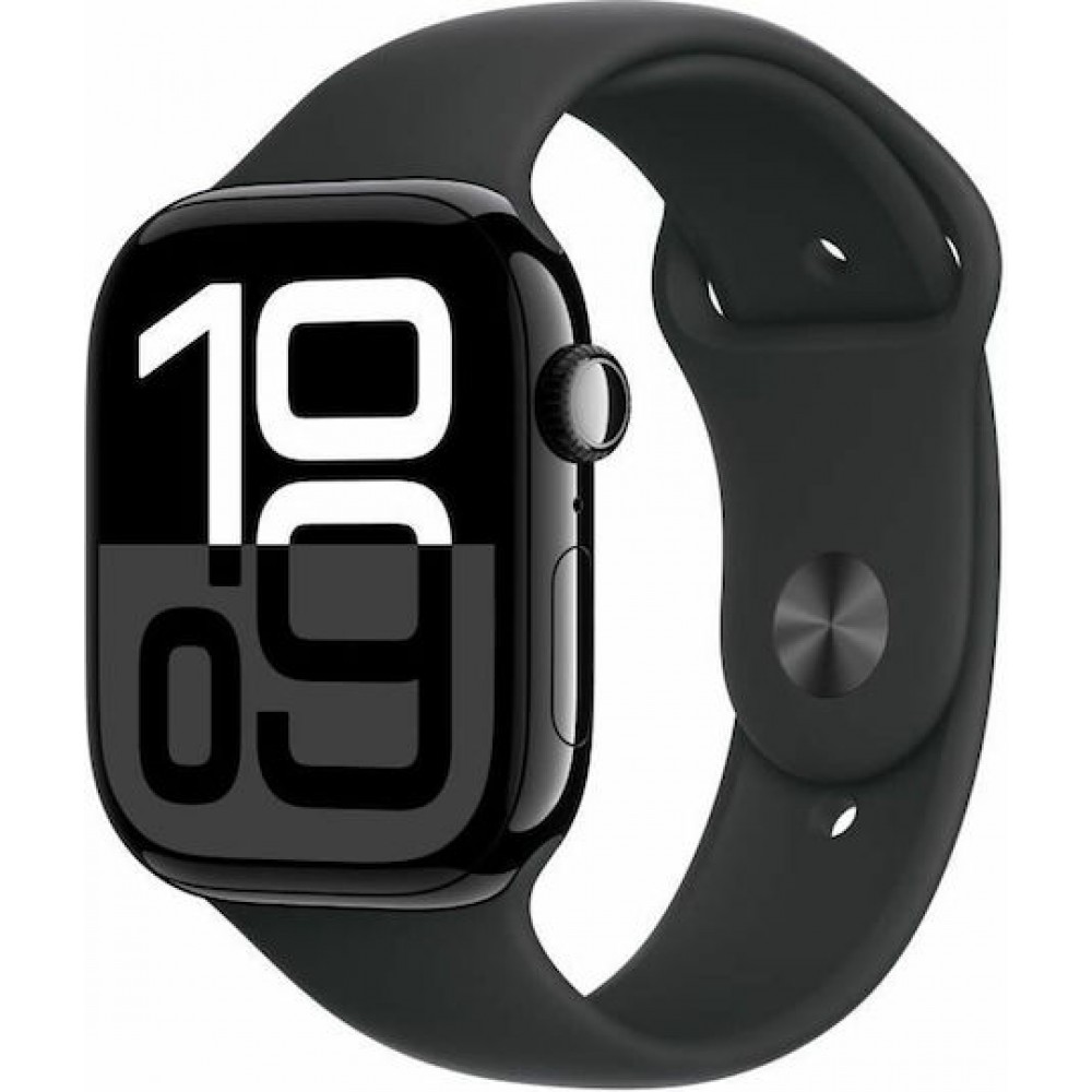 Apple Watch Series 10 Aluminium 46mm Jet Black/Black Sport Band (M/L) Open Box