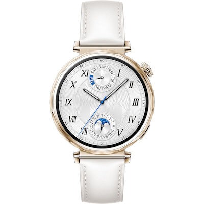 Huawei Watch GT 5 41mm White Leather Strap	