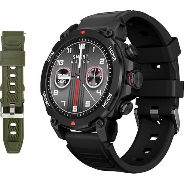 INTIME Smartwatch G6 Black (IT-070)