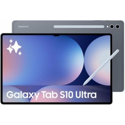 Samsung Galaxy Tab S10 ULTRA X926B 14.6" WiFi + 5G (12GB/256GB) Moonstone Gray NEW Open Box (Εργοστασιακή Εγγύηση έως 11/12/27) Και Δώρο Samsung Original Outdoor Cover + Spiggen Glass