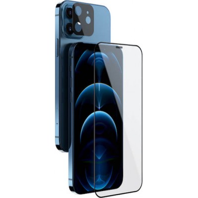 Nillkin Full Face Tempered Glass 2 In 1 Combo (iPhone 12 / 12 Pro)