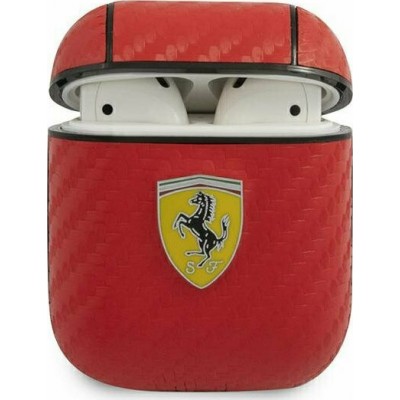 Ferrari On Track PU Carbon Κόκκινο (Apple AirPods)