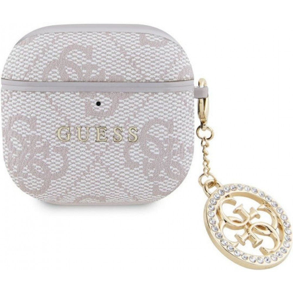 Guess 4G Script Charm Case Pink (Apple AirPods 4)