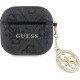 Guess 4G Script Charm Case Black (Apple AirPods 4)
