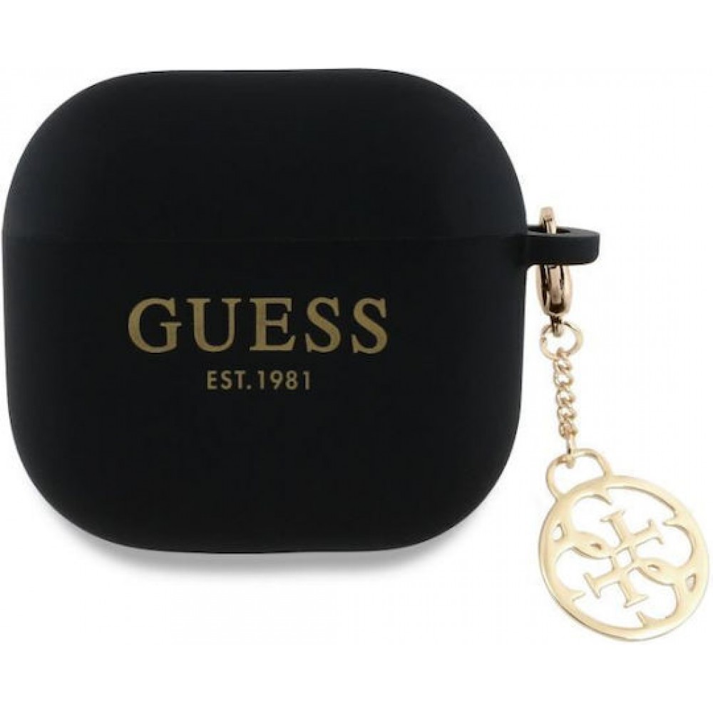 Guess 4G Charm Case Black (Apple AirPods 4)