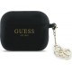 Guess 4G Charm Silicone Case Black (Apple AirPods Pro 3)