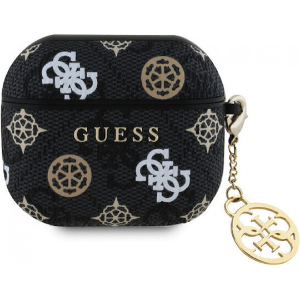 Guess 4g Peony Charm Case Black (Apple AirPods 4)