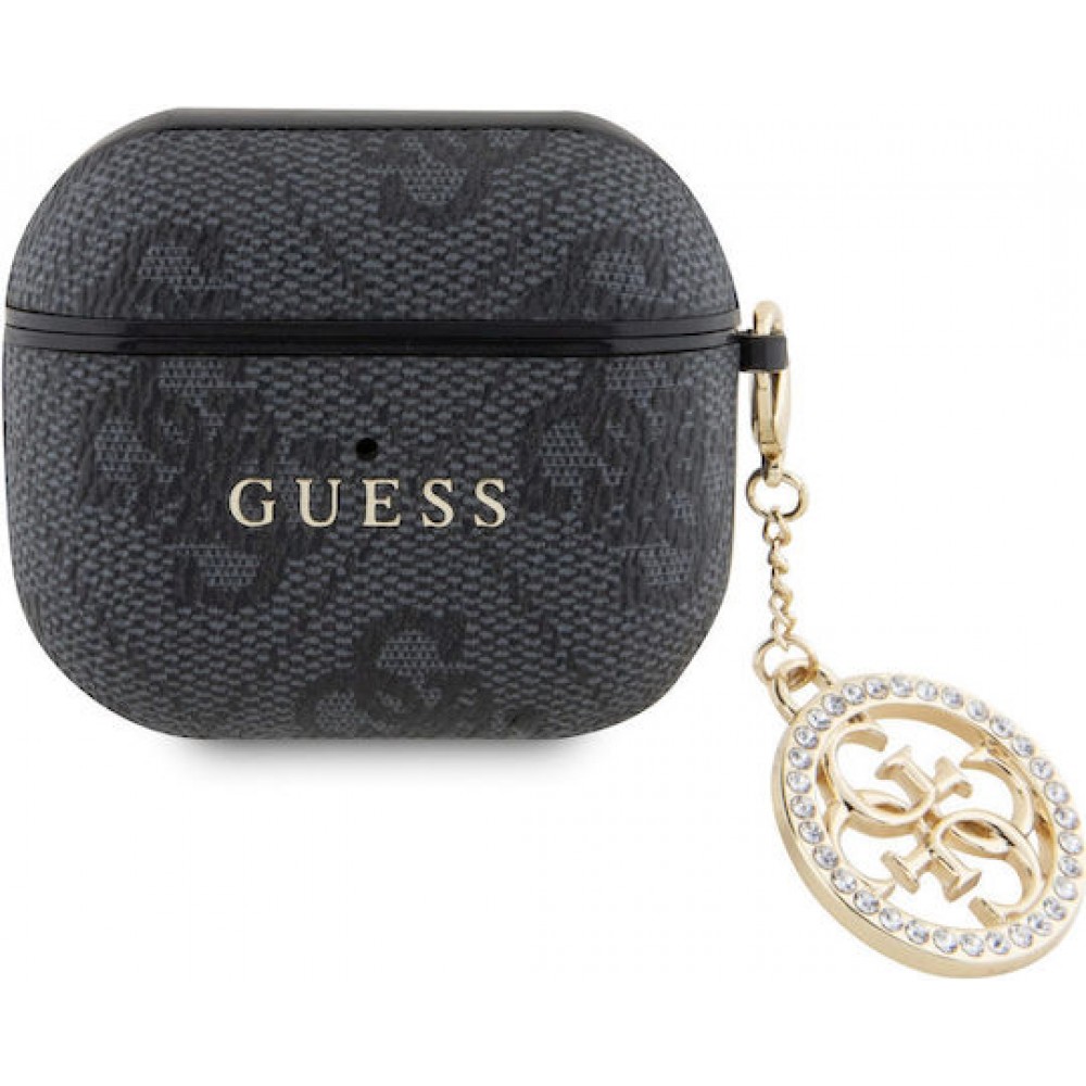 Guess 4G Script Charm Case Black (Apple AirPods 3)