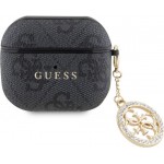 Guess 4G Script Charm Case Black (Apple AirPods 3)