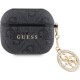 Guess 4G Script Charm Case Black (Apple AirPods 3)