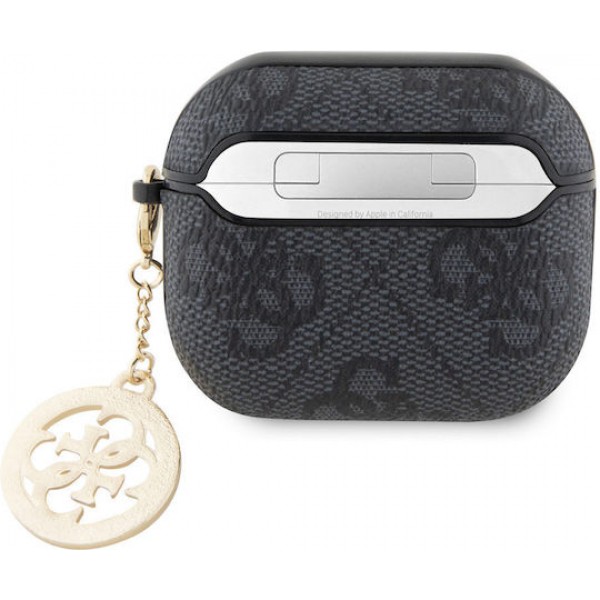 Guess 4G Script Charm Case Black (Apple AirPods 3)