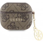 Guess 4G Script Charm Case Brown (Apple AirPods 3)