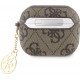 Guess 4G Script Charm Case Brown (Apple AirPods 3)
