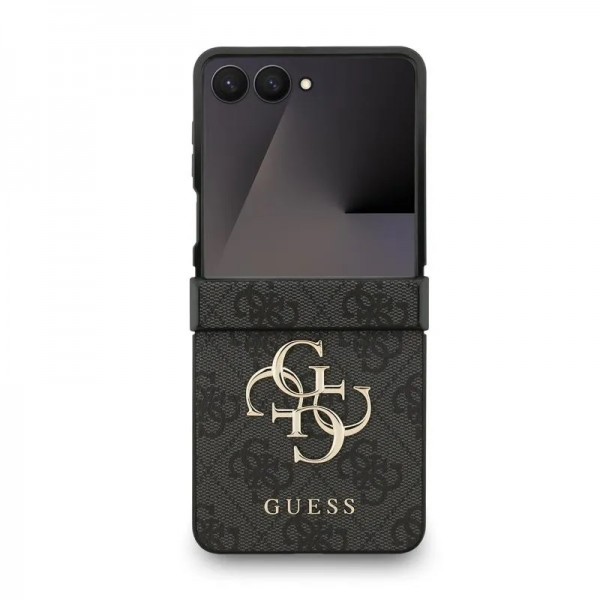Guess 4G Metal Logo Back Cover Black (Galaxy Z Flip 7)
