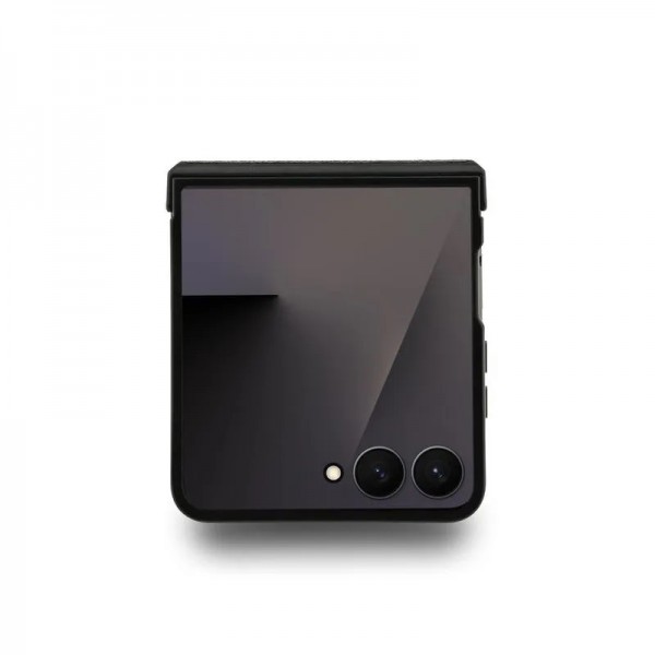 Guess 4G Metal Logo Back Cover Black (Galaxy Z Flip 7)