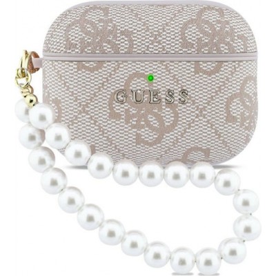 Guess 4G Pearl Strap Case Pink (Apple AirPods Pro 3)