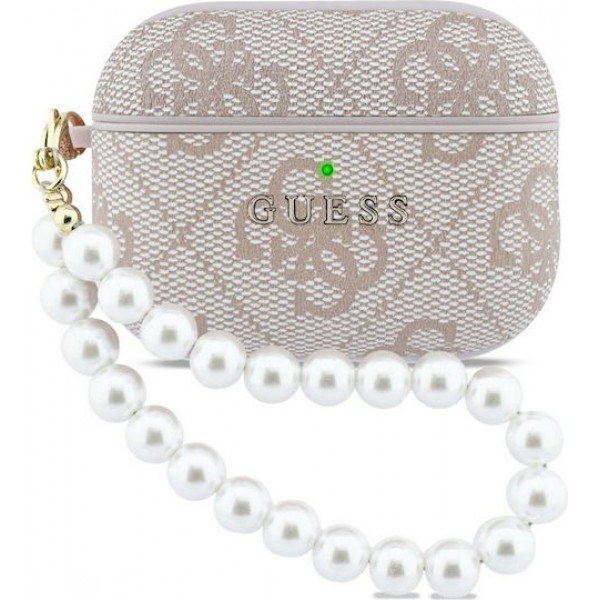 Guess 4G Pearl Strap Case Pink (Apple AirPods Pro 3)