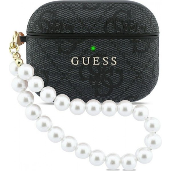 Guess 4G Pearl Strap Case Black (Apple AirPods Pro 3)