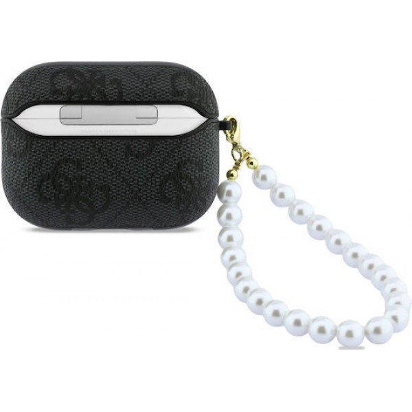 Guess 4G Pearl Strap Case Black (Apple AirPods Pro 3)