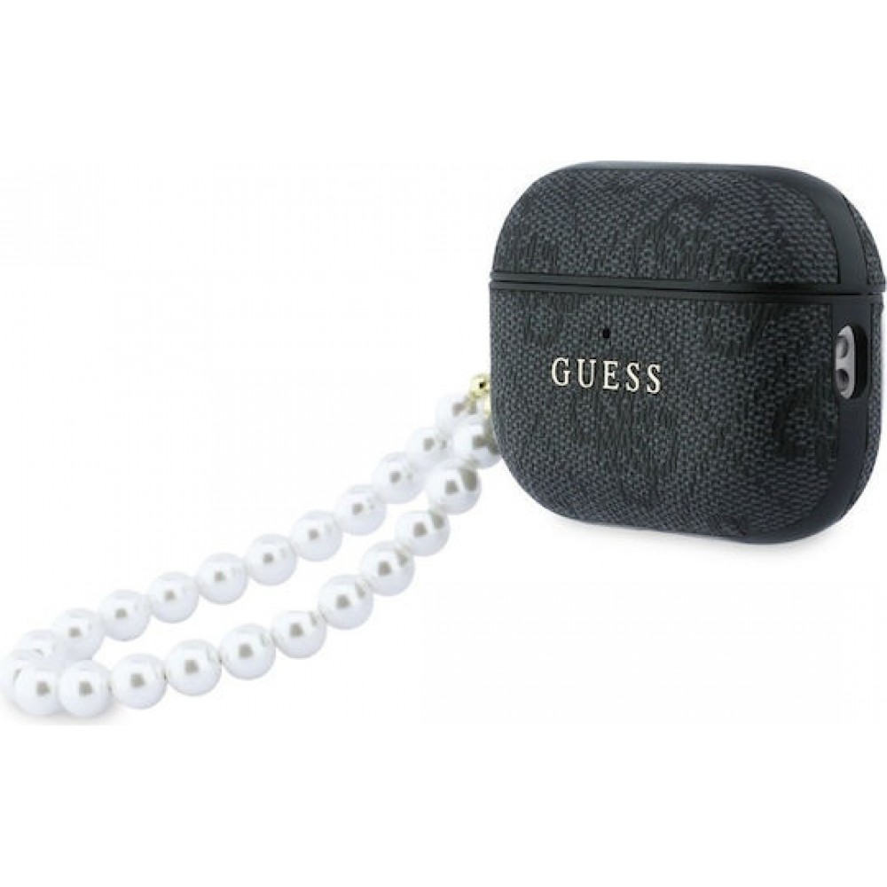 Guess 4G Pearl Strap Case Black (Apple AirPods Pro 3)