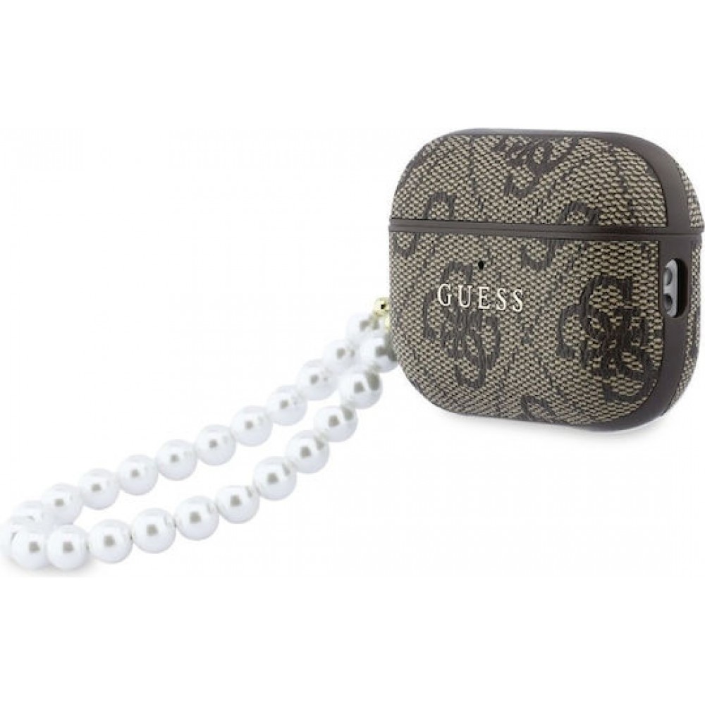 Guess 4G Pearl Strap Case Brown (Apple AirPods Pro 3)
