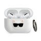 Karl Lagerfeld Choup Silicone Case White (Apple AirPods 3)
