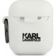 Karl Lagerfeld Choup Silicone Case White (Apple AirPods 3)
