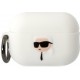 Karl Lagerfeld Karl Head Silicone Case White (Apple AirPods Pro 2)