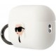 Karl Lagerfeld Karl Head Silicone Case White (Apple AirPods Pro 2)