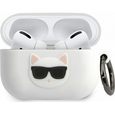 Karl Lagerfeld Choupette Fun Λευκό (Apple AirPods Pro)