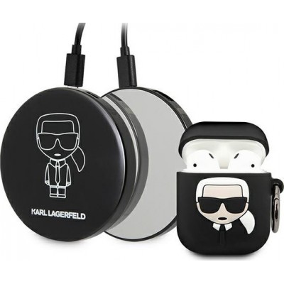 Karl Lagerfeld KLBPPBOA2K Μαύρο Case + Power Bank (Apple AirPods)