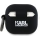 Karl Lagerfeld Choupette Head 3D Silicone Case Black (Apple AirPods 4)