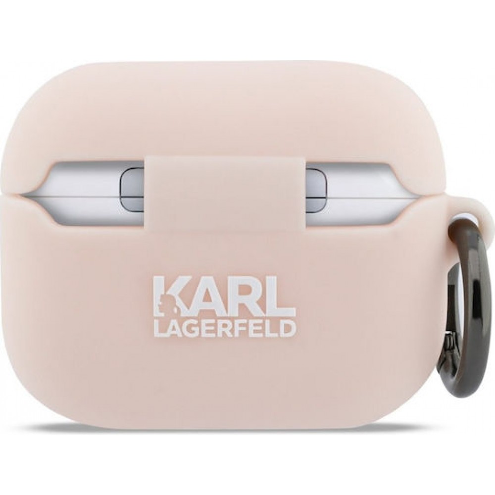 Karl Lagerfeld Choupette Head 3D Silicone Case Pink (Apple AirPods Pro 3)